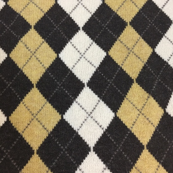 JCrew wool argyle print sweater size L - Picture 6 of 10
